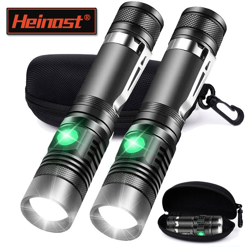 Outdoor Lighting Guide - Rechargeable T6 Handheld Flashlight Use 18650