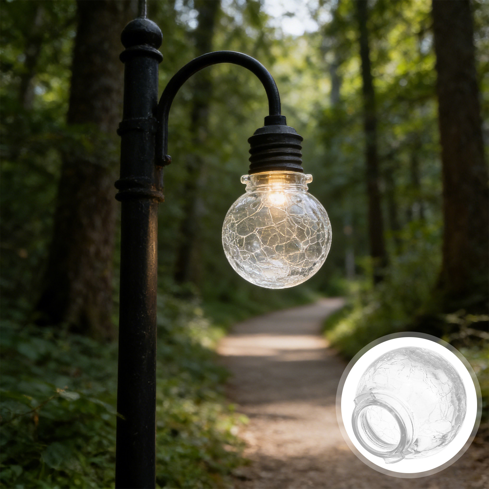 Outdoor Lighting Glass Replacement - 8Pcs Outdoor Glass Globe Lamp Shades