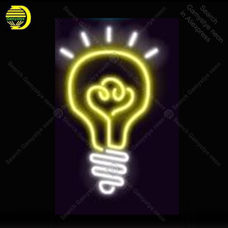 Outdoor Lighting Expressions - Neon Sign for A luminous bulb