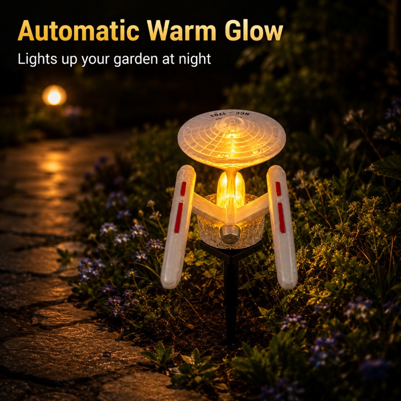 Star Trek USS Enterprise Solar - đánh giá và giá Halo Outdoor Lighting