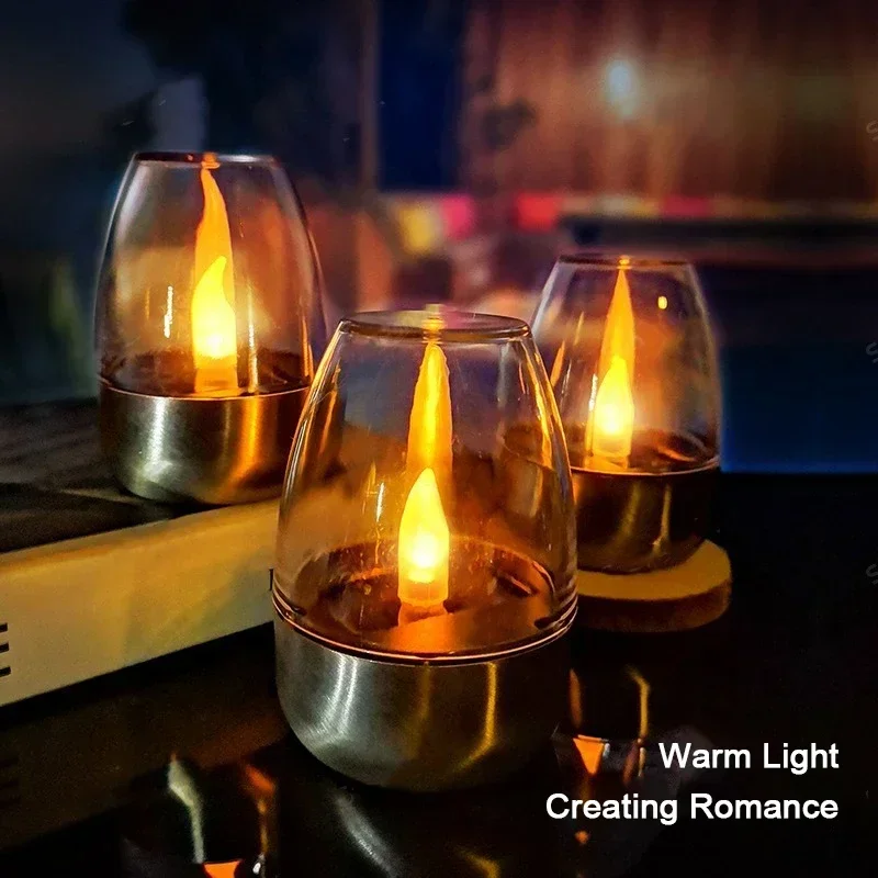 LED Solar Candles Light Flamel - đánh giá và giá Halo Outdoor Lighting