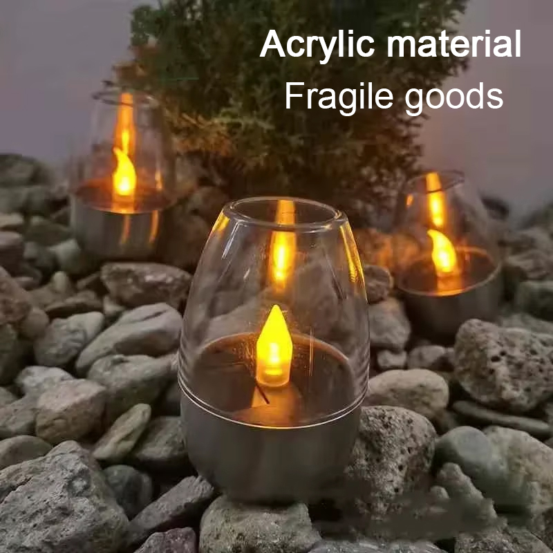 LED Solar Candles Light Flamel - đánh giá và giá Halo Outdoor Lighting