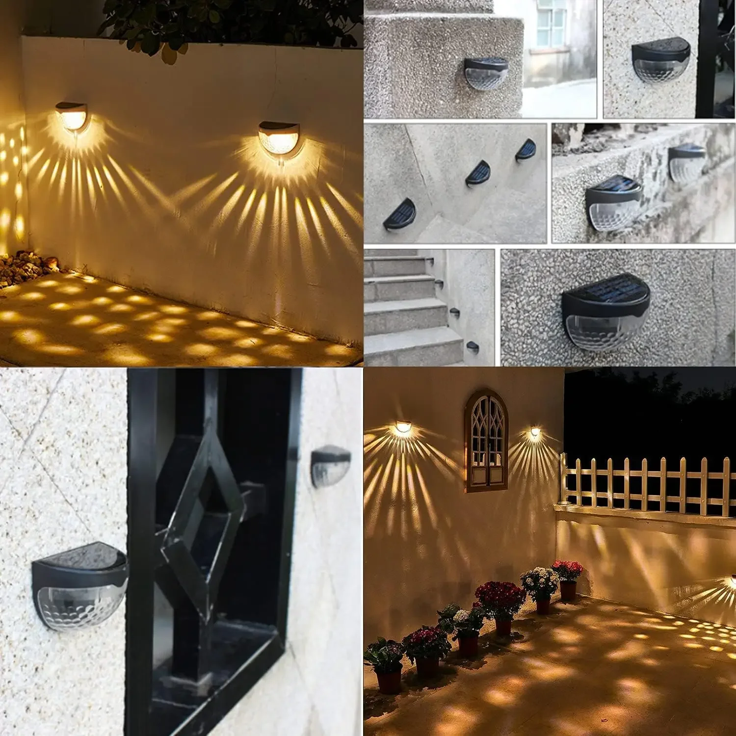 LED Solar Light Outdoor Wall L - đánh giá và giá Outdoor Lighting Sconce
