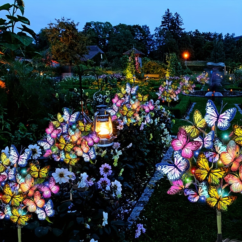 Solar LED Butterfly Garden Lig - đánh giá và giá Halo Outdoor Lighting