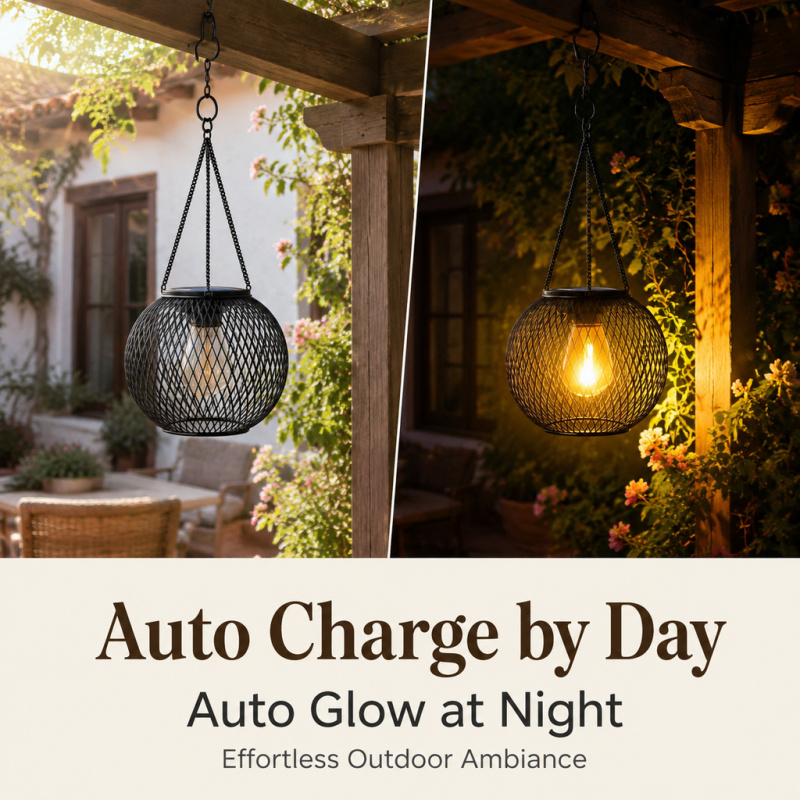 Solar Powered LED Hanging Floo - đánh giá và giá Outdoor Lighting Quality