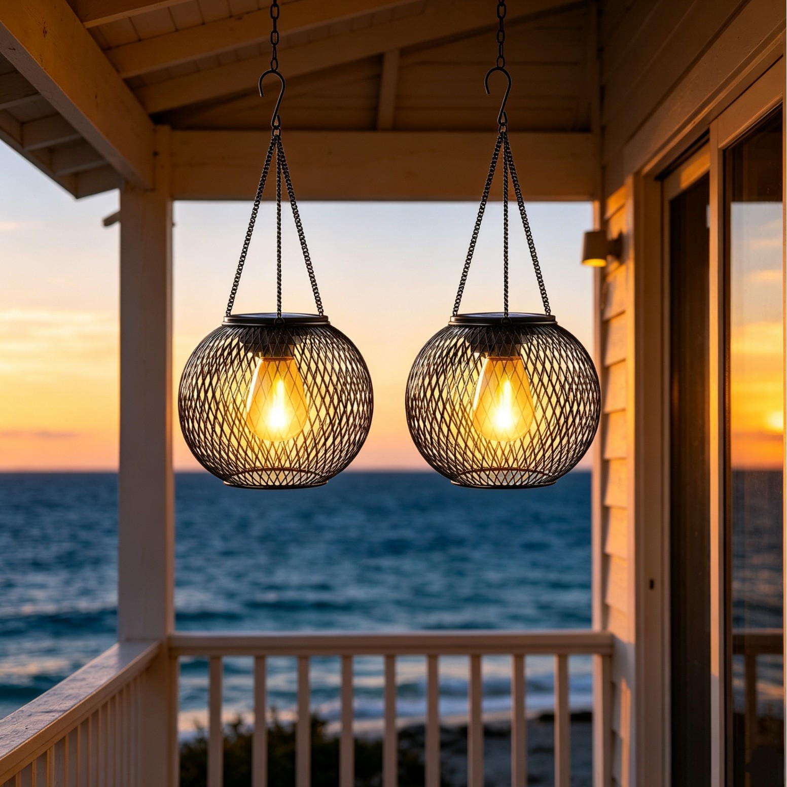 Solar Powered LED Hanging Floo - đánh giá và giá Outdoor Lighting Quality