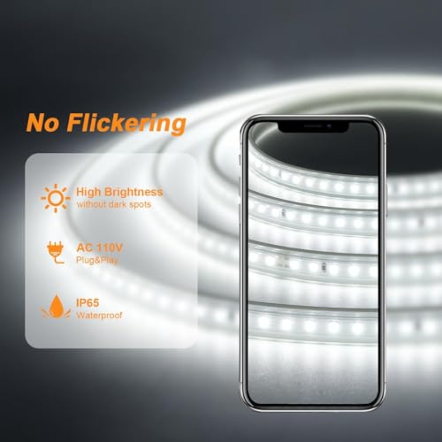 LED Strip Lights, 240 LEDs, 65 - đánh giá và giá Outdoor Lighting Strip