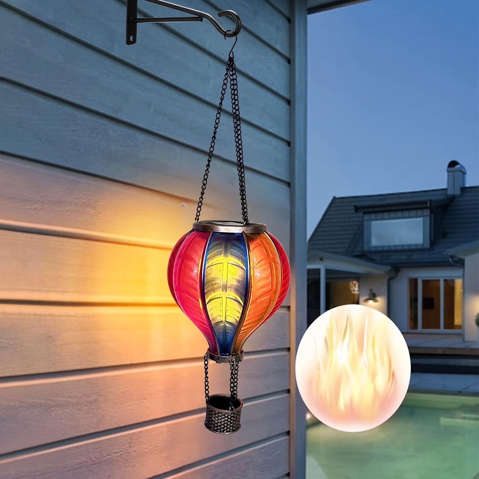 Hot Air Balloon Lanterns Solar - đánh giá và giá Halo Outdoor Lighting