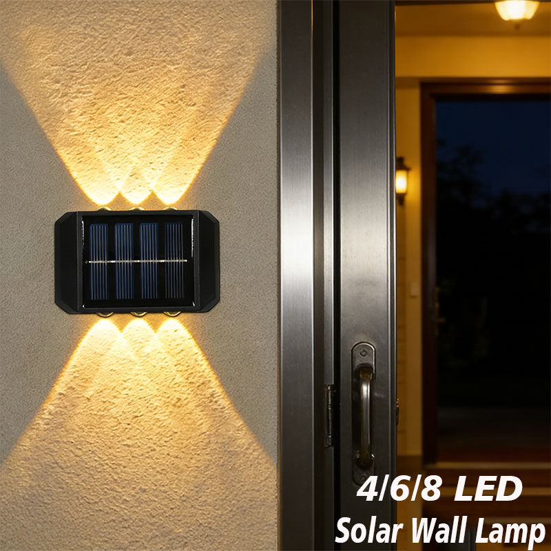 4/6/8 LED Solar Outdoor Light  - đánh giá và giá Outdoor Lighting Lux