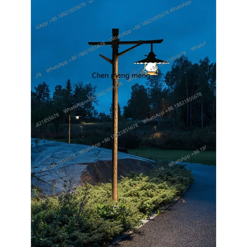Solar retro park light Outdoor - đánh giá và giá Outdoor Lighting Spotlight