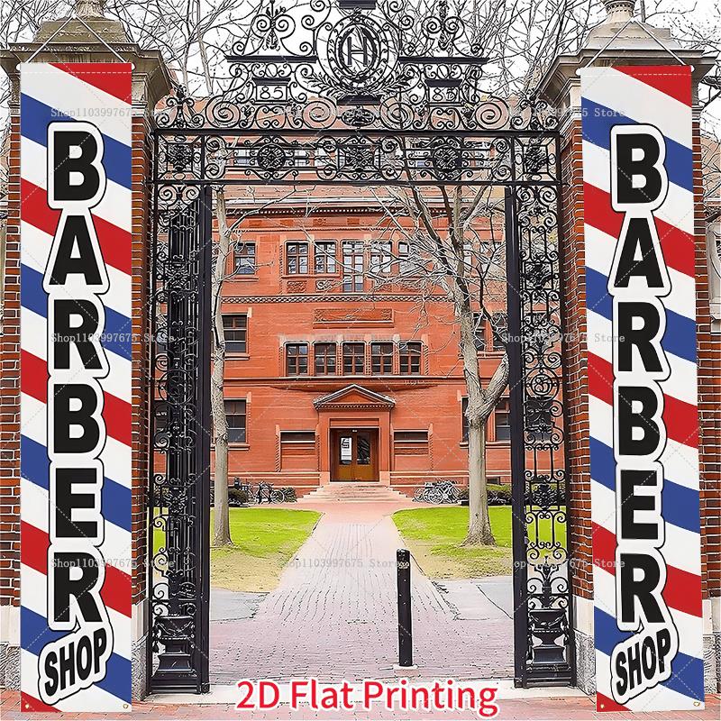 2D Barber Shop Text Logo Door  - đánh giá và giá Outdoor Lighting Logo