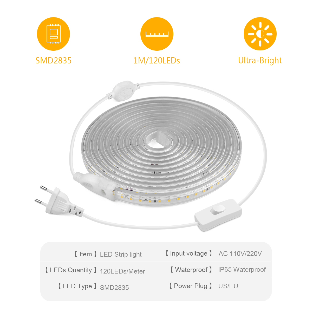 High Bright LED Strip Light 28 - đánh giá và giá Outdoor Lighting Strip