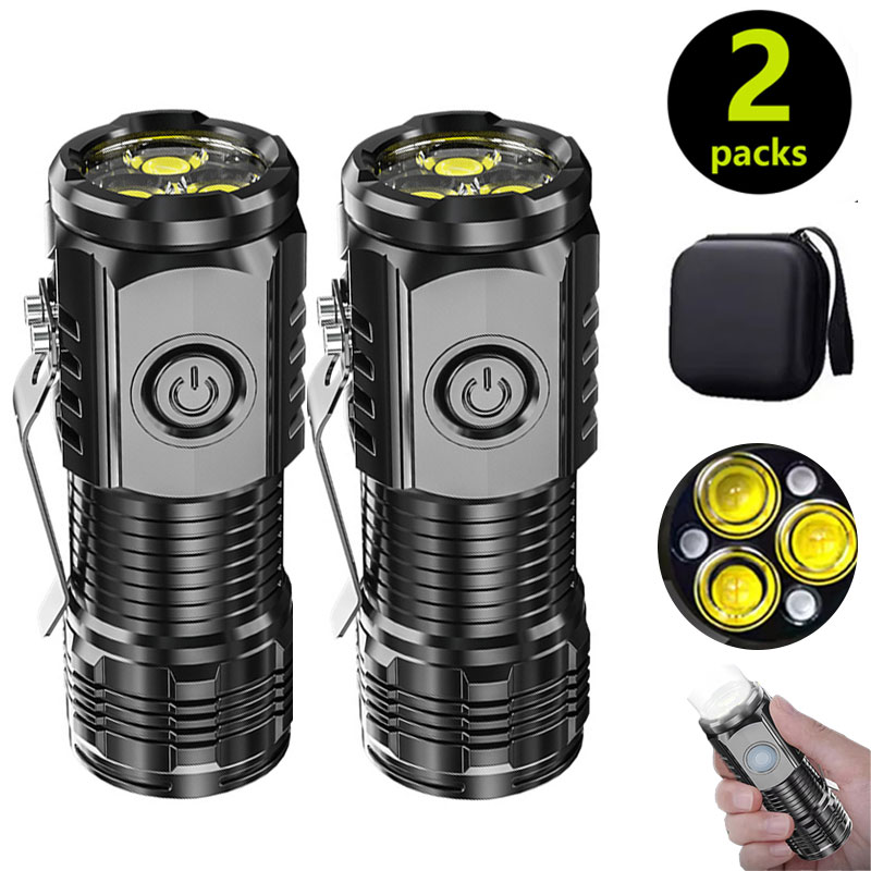 Mini 3LED Flashlight With Pen  - đánh giá và giá Outdoor Lighting Spotlight