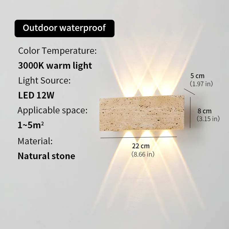 Wabi-sabi LED Wall Lamp Garden - đánh giá và giá Outdoor Lighting Lux
