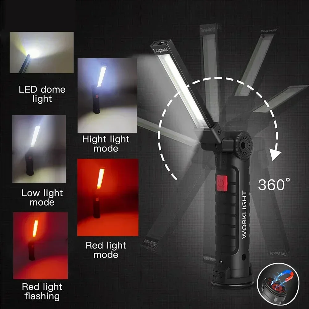 LED COB Flashlight USB Recharg - đánh giá và giá Outdoor Lighting Electric