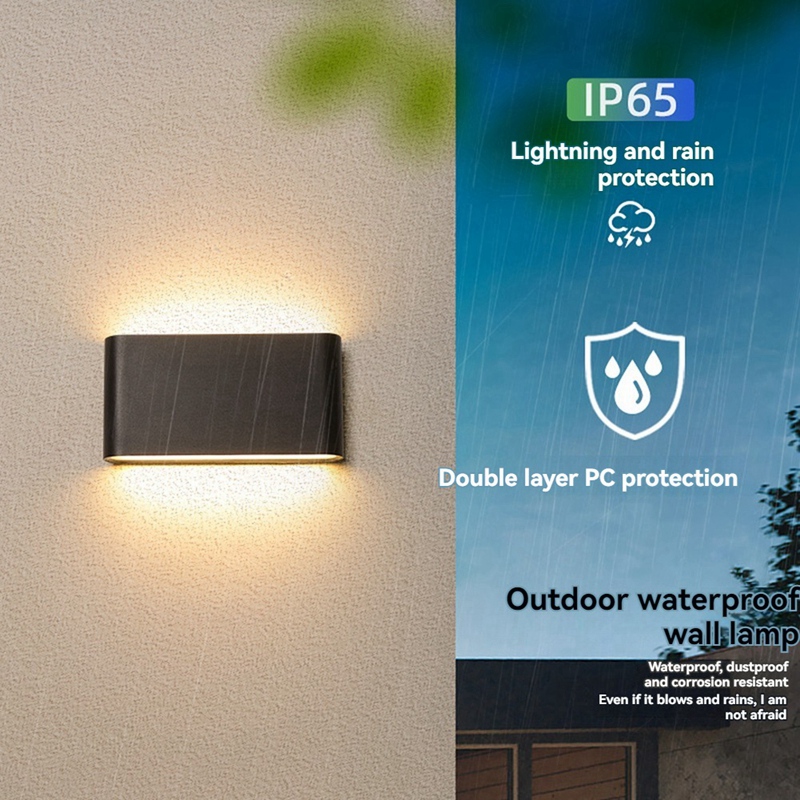 LED Wall Sconce Waterproof Out - đánh giá và giá Outdoor Lighting Sconce
