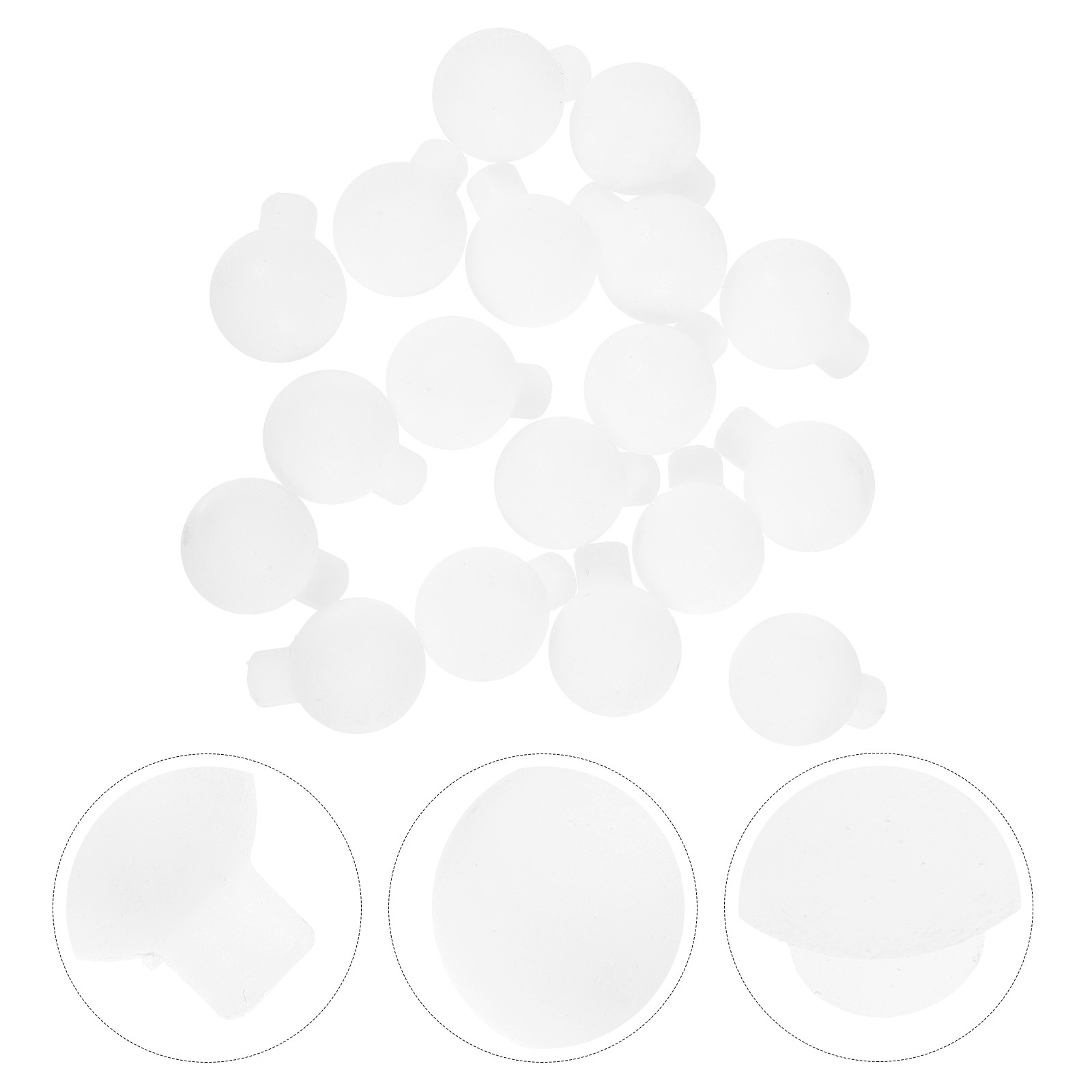 100Pcs Matte Glass Look Empty  - đánh giá và giá Outdoor Lighting Glass Replacement