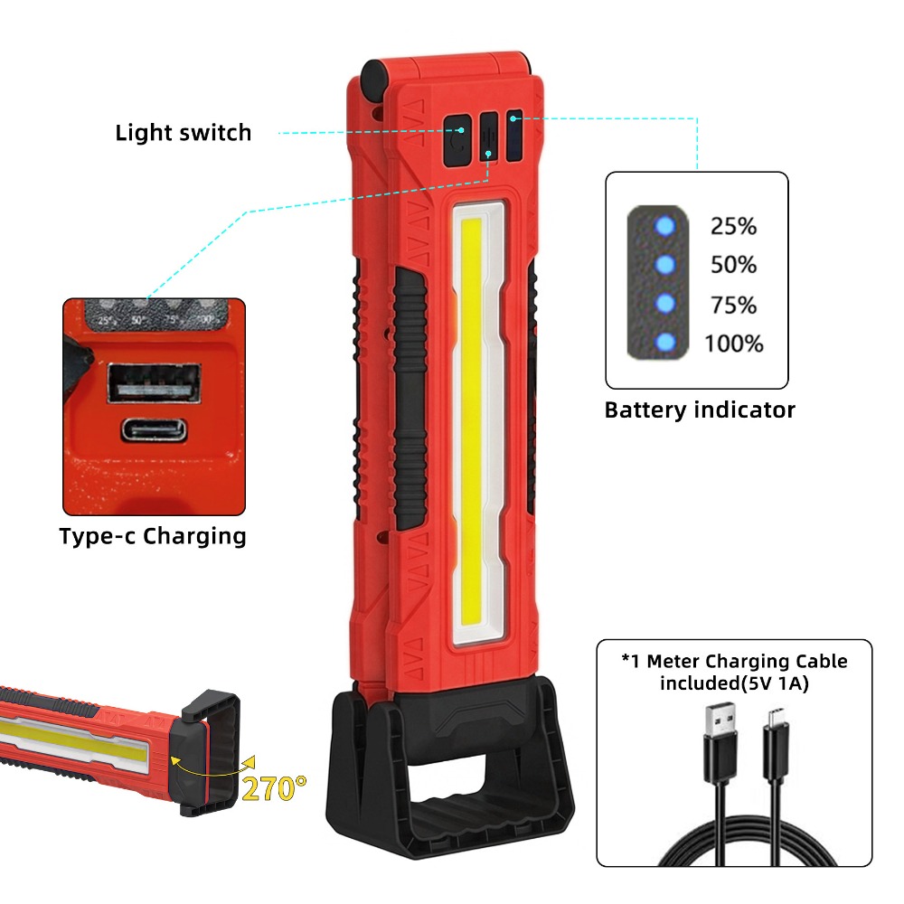 New COB Work Light USB Recharg - đánh giá và giá Outdoor Lighting Repair