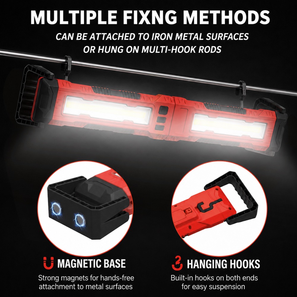 New COB Work Light USB Recharg - đánh giá và giá Outdoor Lighting Repair